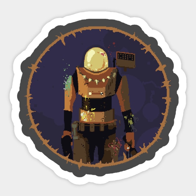 Risk of Rain Commando Sticker by MrDelta